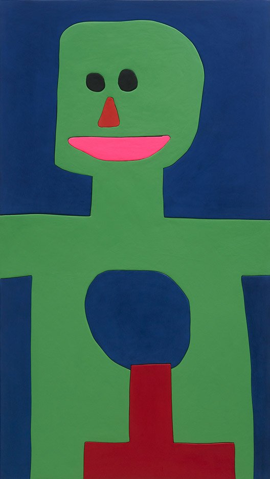 exhibitiona's tweet photo. 'Green God' - show curated by #PiperMarshall of new paintings by #SadieBenning, on view at #MaryBooneGallery. https://t.co/qJ6jMCjKYQ
