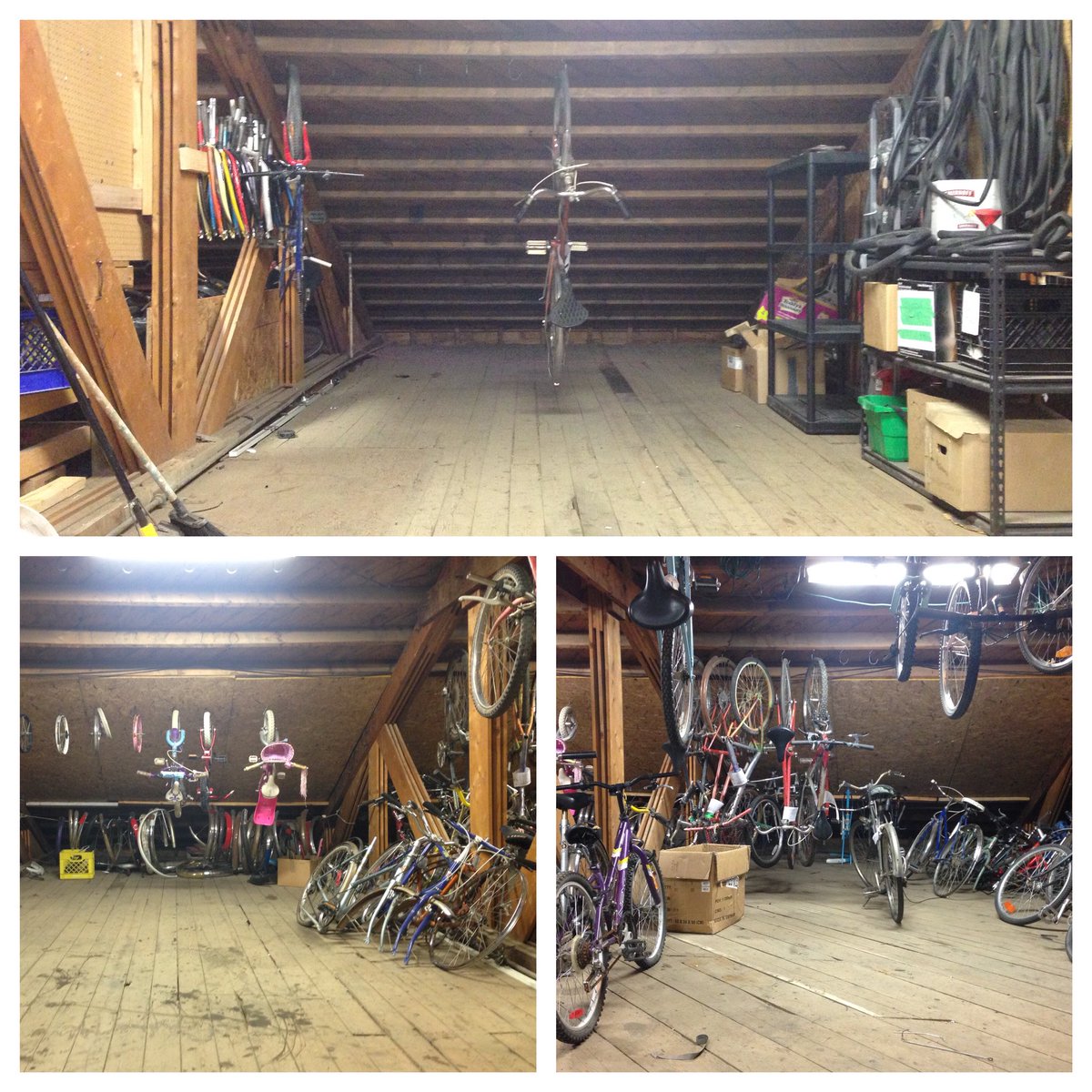 the_BCBC's tweet photo. #yxe, we're nearly out of bikes again! Have one that you don't want? Please consider donating them to us! #yxebike https://t.co/AJQ3MfssiD