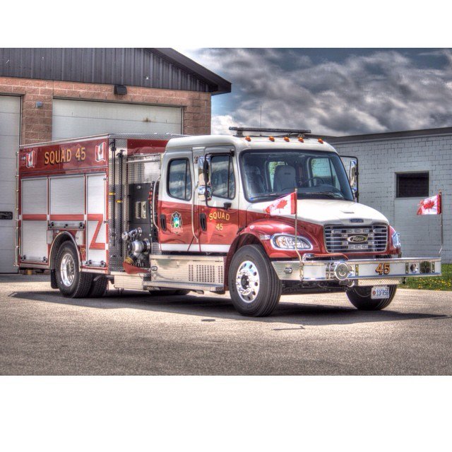 AFireStation's tweet photo. Found this cool photo, not mine The pride of Clearview, Squad 45.
#clearviewfire #squad45 #volunteerfiredept #fire… https://t.co/Pcool6lwVt