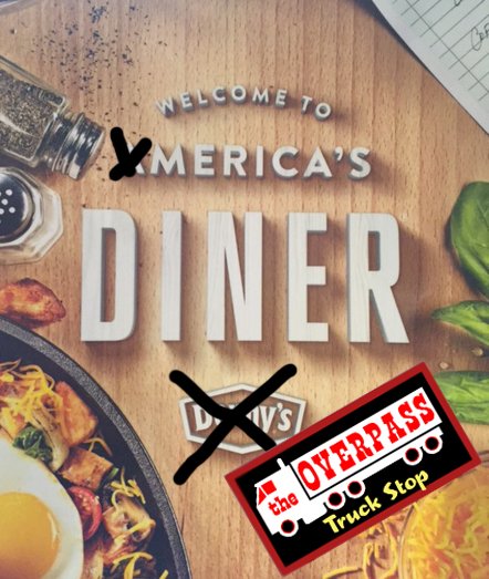 MericaOverpass's tweet photo. we luv us some @DennysDiner but SORRY! the #overpasstruckstop is #merica 's favorite #diner @HashtagMerica1 #yummy https://t.co/Y82SmDPCsI