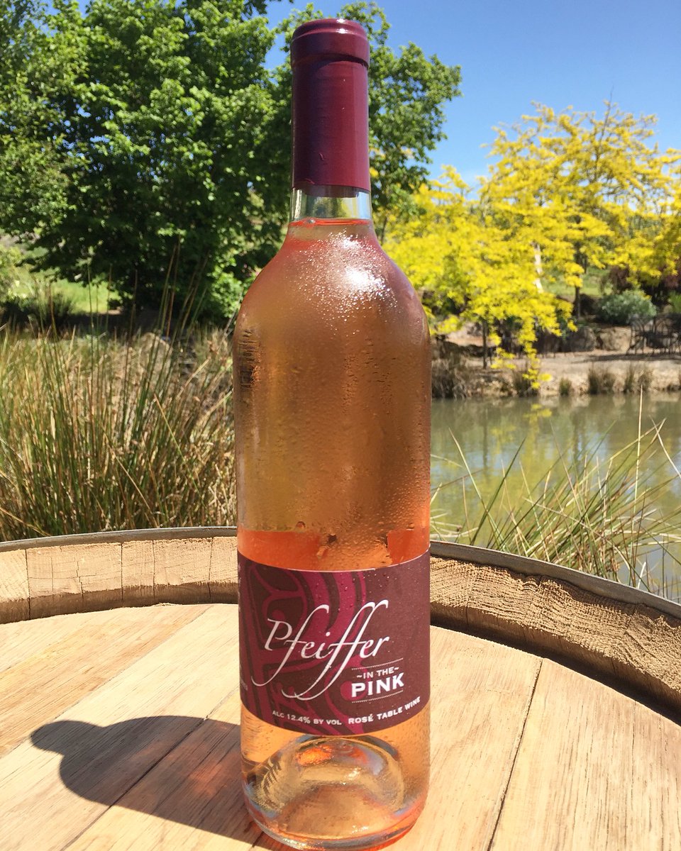 Pfeiffer Fact Friday:Our new,"In the Pink" dry style Rosé will be released for our Memorial Day Weekend Celebration!