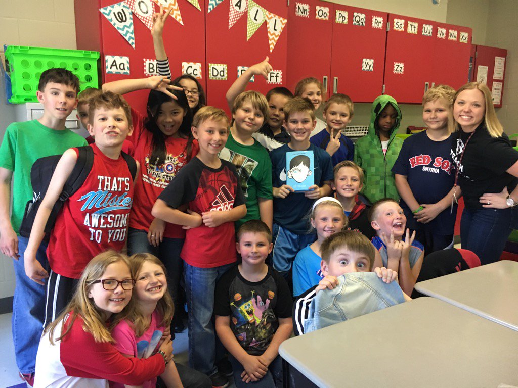 ThirdGradeSCE's tweet photo. Just finished this WONDERful book. We have decided to CHOOSE kindness! #Maywalds #LastdayofThirdGrade #Lovethesekids https://t.co/X4s2Usu0bF