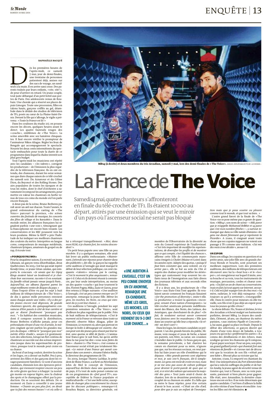 The Voice 2016 - Saison 5 - PRESSE - Page 4 CiXJ5QtXEAEG7L9