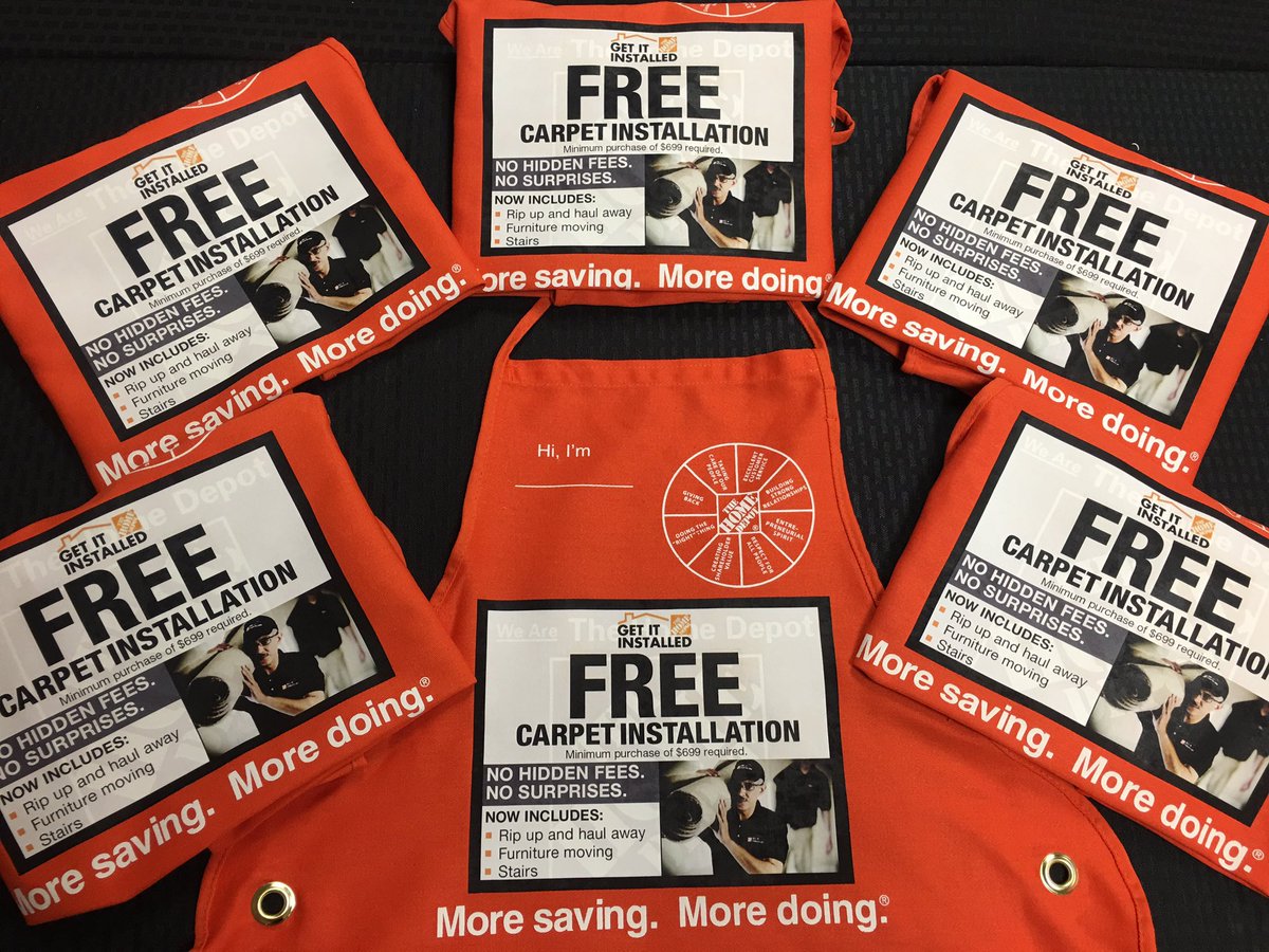 Elk Grove Home Depot on Twitter: "Custom aprons, shouting out ...