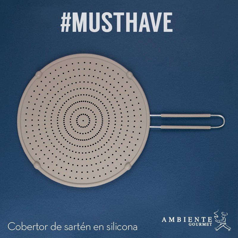 AmbienteGourmet's tweet photo. Evita #regueros y #salpicaduras en la #cocina con este práctico #cobertor de #sartén en #silicona. https://t.co/CI2T5hTTIK