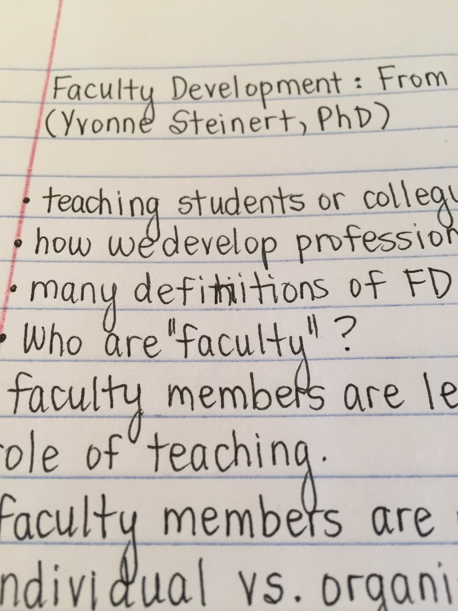 Keeping track of wise words from the expert #mededday2016