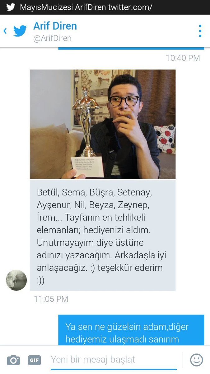 Sonragecer's tweet photo. Hayatta böyle güzel şeylerde oluyor. Güzel yürekli insan! MayısMucizesi ArifDiren https://t.co/bToUmMy8ND