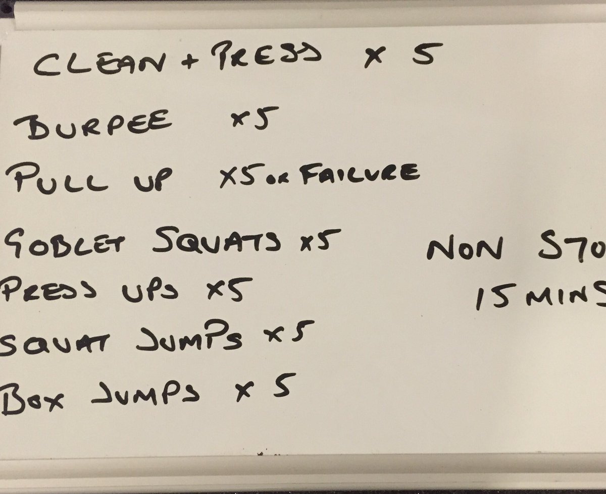 BoxtecPT's tweet photo. Me and @dan92121889 call this work out the CUNT se the results in above tweet and this is the easy version #boxtecpt https://t.co/B8WfIB9T7t