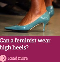 lexlanham's tweet photo. can a feminist wear high heels? yup, a #feminist can wear anything she or he wants. #heelsgate https://t.co/baQtcikkm2