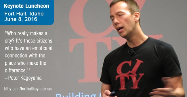 IdahoHousing's tweet image. Who really makes a city? Citizens with an emotional connection... @pkageyama #FortHall bit.ly/forthallkeynot…
