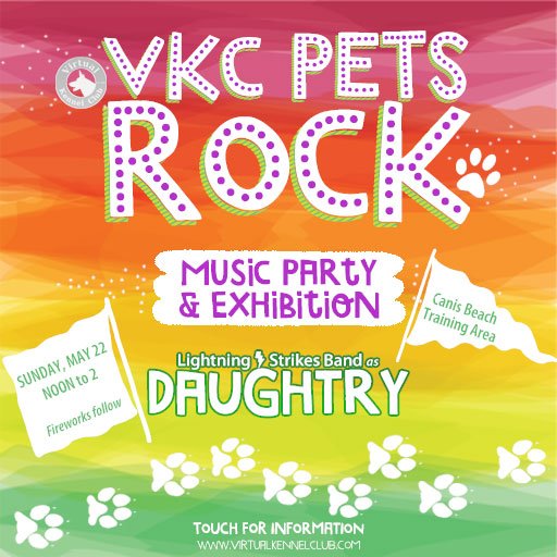 RosannaHimmel's tweet photo. Time to Party! #VKC PETS ROCK! Sun, May 22 at noon. Details at https://t.co/zfbOqBikCz https://t.co/RG967zzcke