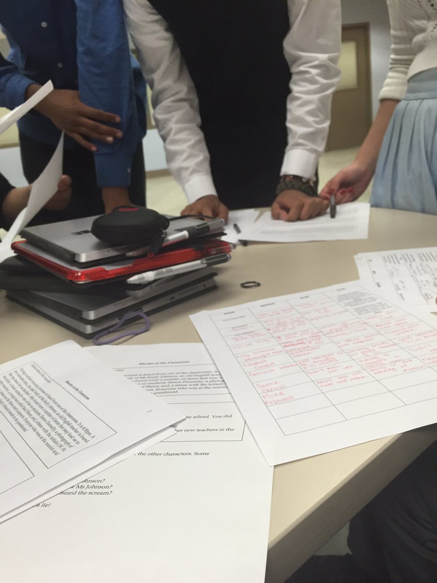 AlohiLondon's tweet photo. #RentonPrep #ShowcaseSchool murder mystery role play for the @seattlerep https://t.co/DomKzu415X