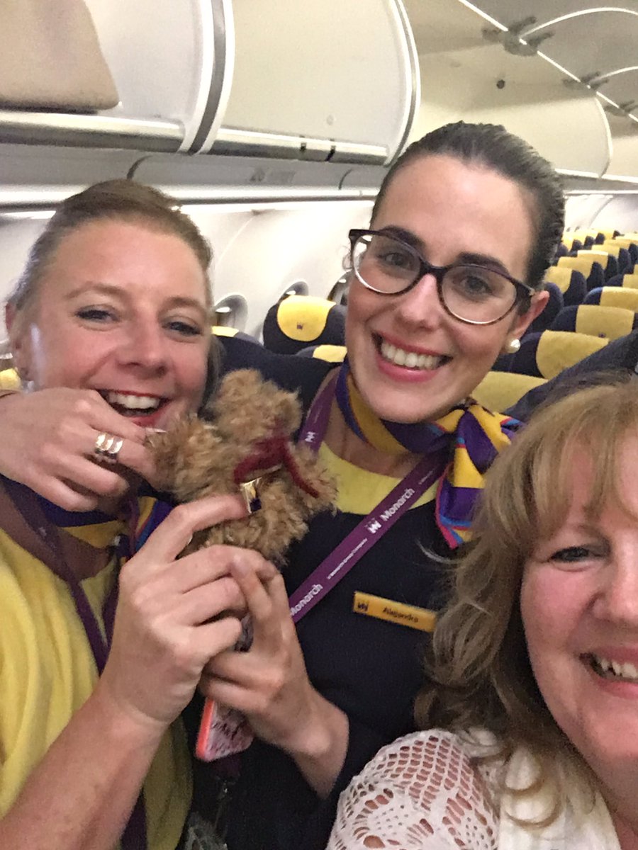 Pumplady55's tweet photo. @Monarch #Greatflighthometonight from #Tenerife #ZB565 #Friendly #Helpful #Sfaff :-) left #Monty in you safe hands https://t.co/W0yb95fSRG