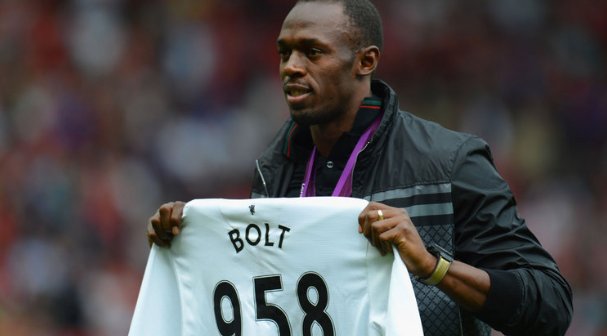 .<a href="/usainbolt/">Usain St. Leo Bolt</a> says he would play for Manchester United if Louis van Gaal left skysports.tv/GDk4se