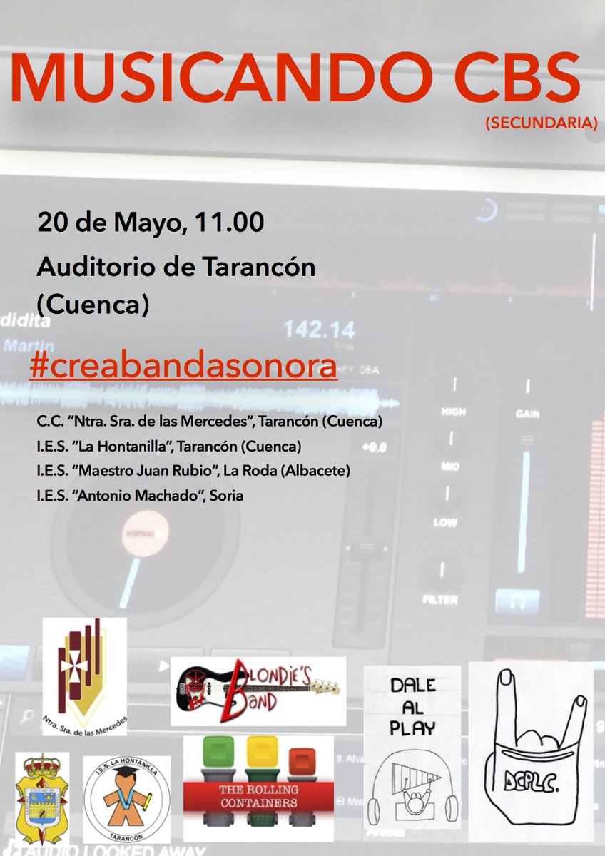 Pedro_GarMu's tweet photo. Falta 1 Semana @Dalealplay15 @DCPLC_ProyectoM @CBS3_0 @MachadoMusical @pacanaja @musicajuanrubio #creabandasonora https://t.co/juUI6XjtZV