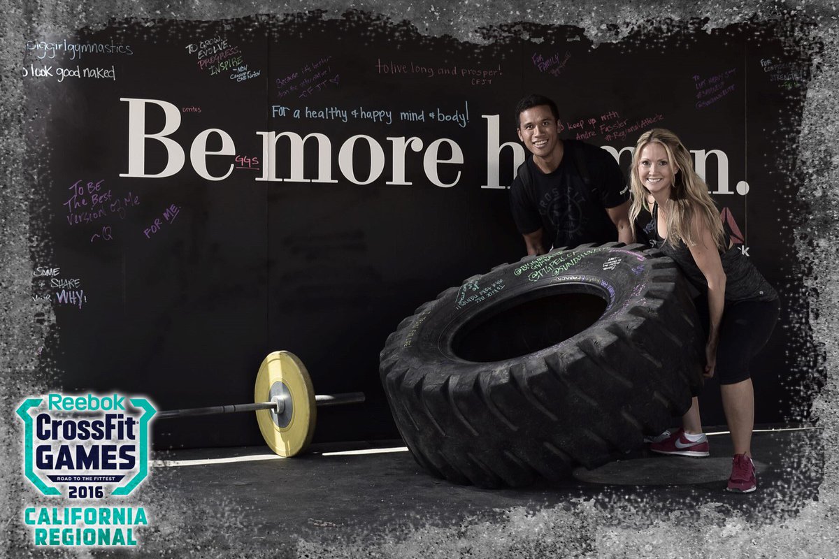 christianfriese's tweet photo. With my favorite CrossFitter! #BeMoreHuman #iWODfor #CaliforniaRegional https://t.co/cASeFpAdxL