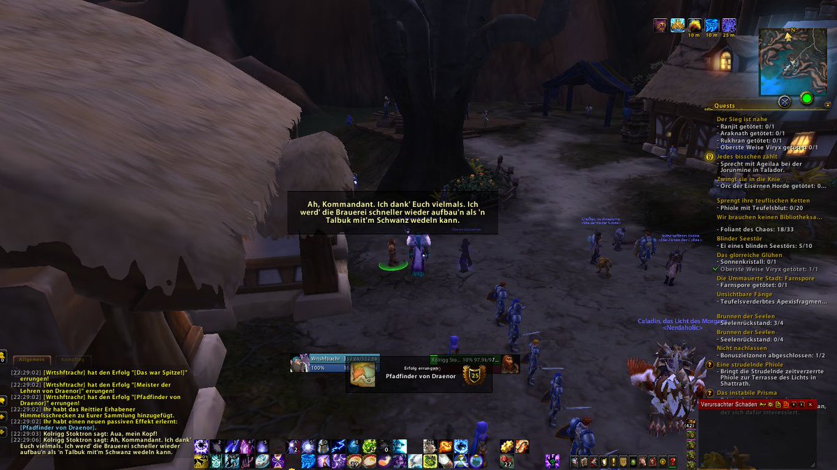 Varon Draenor Pathfinder Achieved Happy