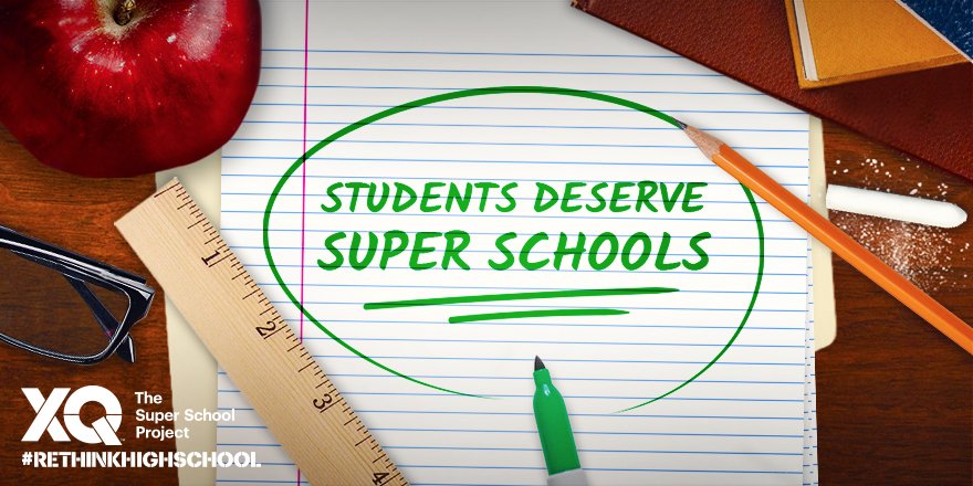 XQAmerica's tweet photo. Let's give today's #students the #education they deserve. #RethinkHighSchool https://t.co/B4cWwakRHs