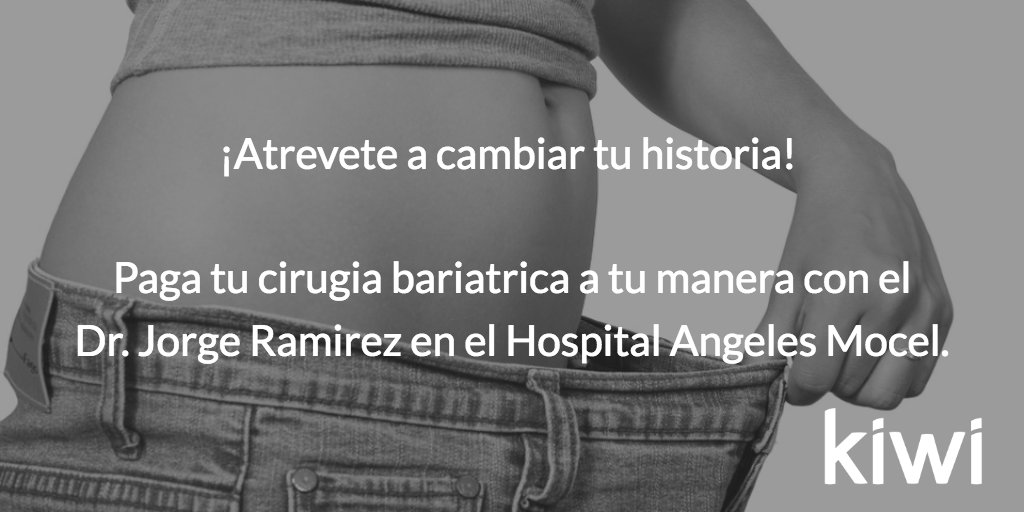 goyabit's tweet photo. ¡Cambiar tu historia! Paga tu Cirugía Bariátrica como prefieras con el @drjorgeramirezv en el @hospitalangeles Mocel https://t.co/ATo9J3z6vM