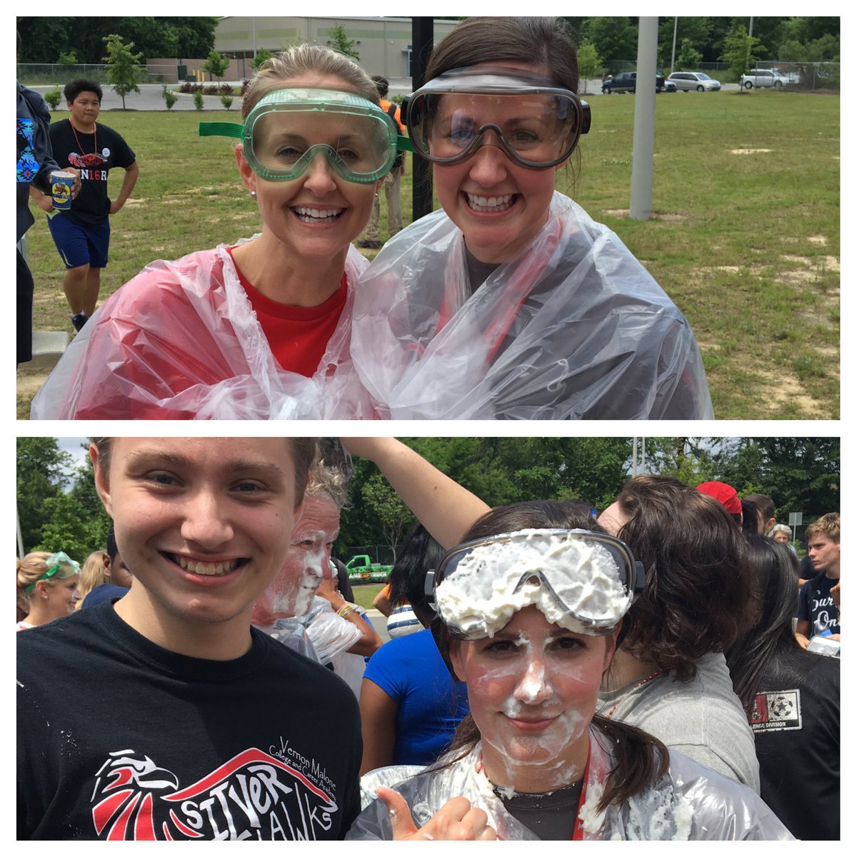 ashleyjoallen's tweet photo. Celebrating successes #BlockParty #PBLs #FoodTrucks #Games #PiesinFace @VernonMaloneCCA https://t.co/4vS8U1xPOy