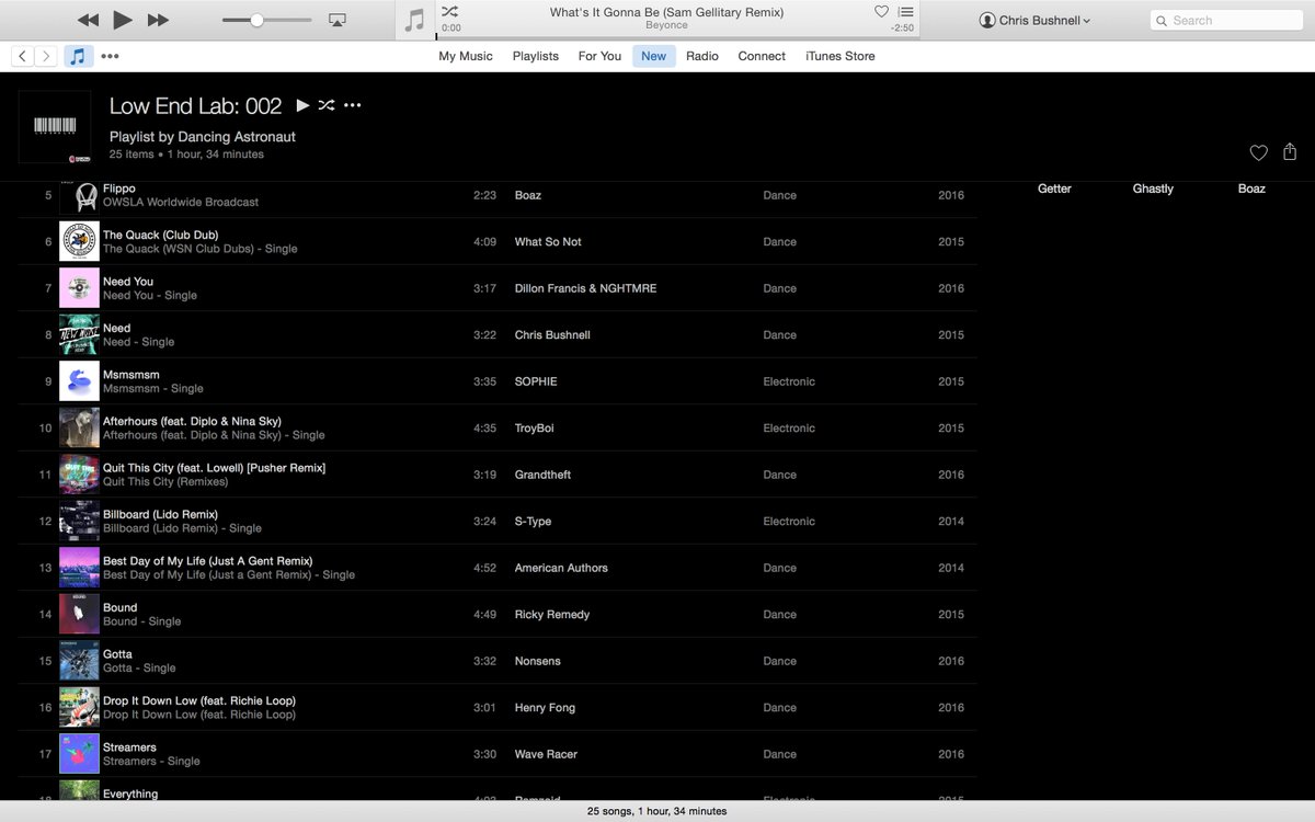 chris_bushnell's tweet photo. dope #lowendlab playlist from @dancingastro. that hard shit to π₯ up the wknd. blast it https://t.co/n4zC8sM8VI https://t.co/QsVZJjOjFy