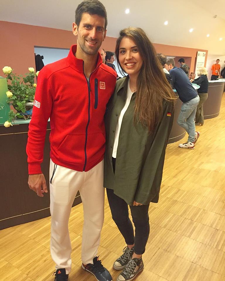 Nole Djokovic On Twitter Novak Djokovic With Sinisa Mihajlovic Daughter In Rome Tonight 3