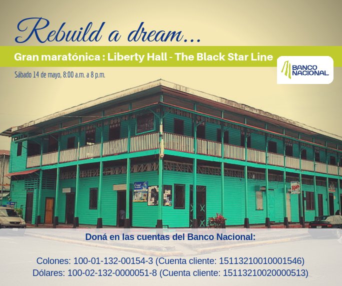 banconacionalcr's tweet photo. Símbolo de nuestra cultura afrodescendiente, estamos listos para empezar a recibir sus donaciones. #RebuildADream https://t.co/MqvFvPXNsT