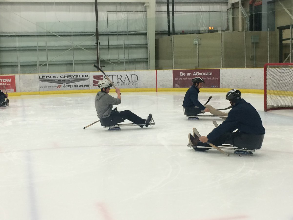 Great sledge try it event today in between #CSHC16 games!! Another event tomorrow!