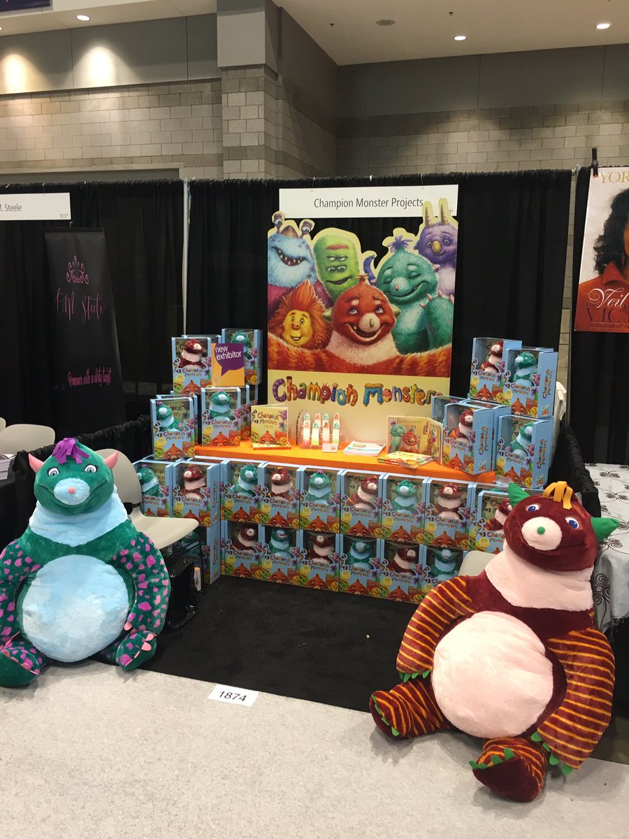 Champmonster15's tweet photo. All ready for @thebookcon  tomorrow!  Check out booth 1874 and #championmonsters https://t.co/xqlZ3LtyLT