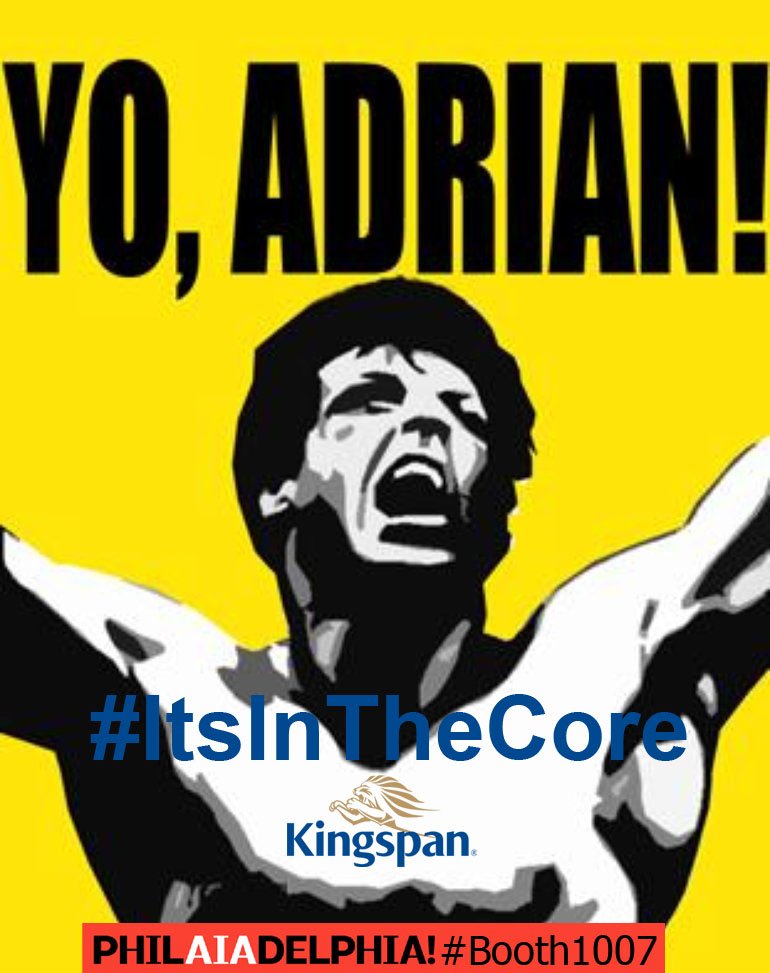 KingspanPanels's tweet photo. #Kingspan's going to #Philly! City of Brotherly Love hosting the AIA Convention. #Booth1007 #AIACon16 #ItsInTheCore https://t.co/BExsSv5aAj