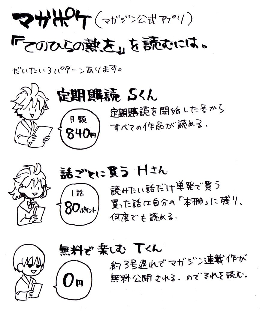 マガポケ 公式 Magapoke で てのひらの熱を を読むための まるで携帯 北野詠一 Kitano Eiichiの漫画