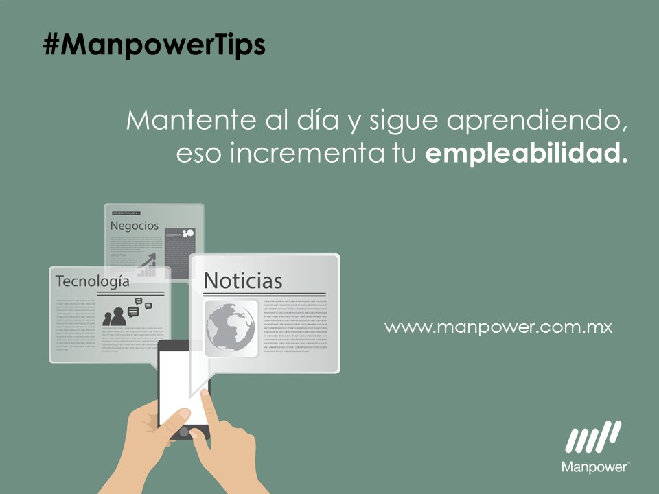 ManpowerMeCA's tweet photo. #ManpowerTips Para incrementar tu #empleabilidad... https://t.co/RZxvDfnnRJ