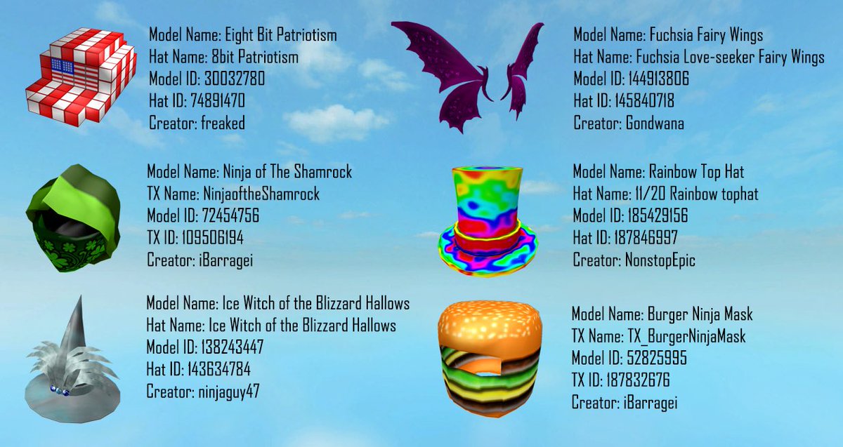 Roblox Leaks Ftw On Twitter Fun Fact The Deadly Dark Dominus Wasn T The Only Retexture That Was Made Into A Hat But Not Quite Published - food roblox id