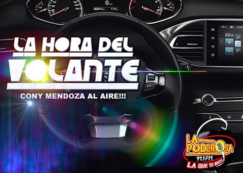 poderosatuxtla's tweet photo. Ya viene la Hora del Volante con Conny Mendoza....
sintoniza el 91.1 fm de tu radio https://t.co/4wIl0xiXNp