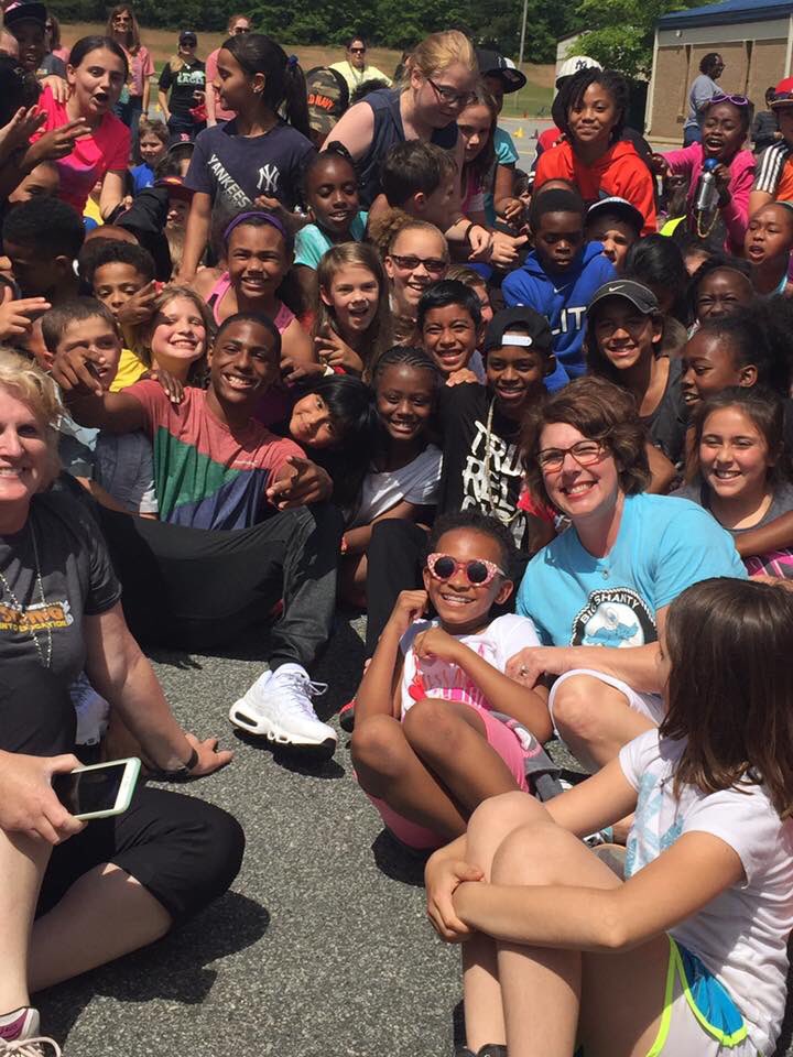 See @KaitlynWoodruff  <a href="/TheRealSilento/">Silentó</a> &amp; @YungMieo visited school with <a href="/PrincipalDrK/">Kelly Luscre</a> today! The kids were SO excited!