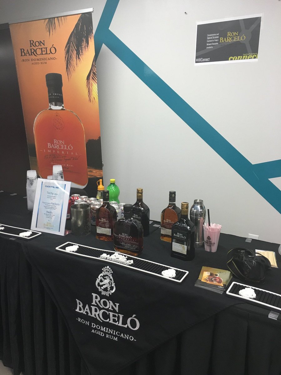 HacksHackersMIA's tweet photo. Cocktails were provided by the good folks at @RonbarceloUsa - thanks to Ron Barcelo for these delicious drinks https://t.co/TBJuTzkB0z
