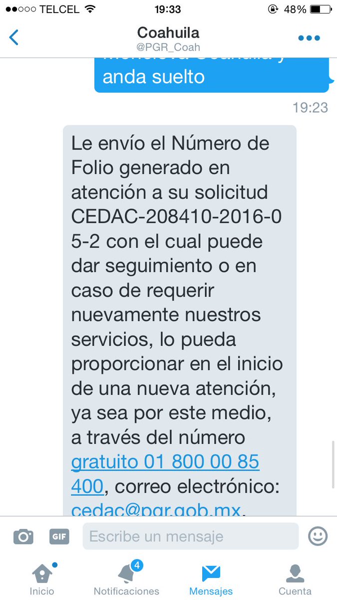 Vania_Lopez99's tweet photo. 3 h: YA ESTA LA DENUNCIA @PGR_Coah  ALGUIEN EN MONCLOVA COAHUILA DEBE DARLE SEGUIMIENTO @LeoJabbasky @DiarioCoahuila https://t.co/qcgIEbsEB2