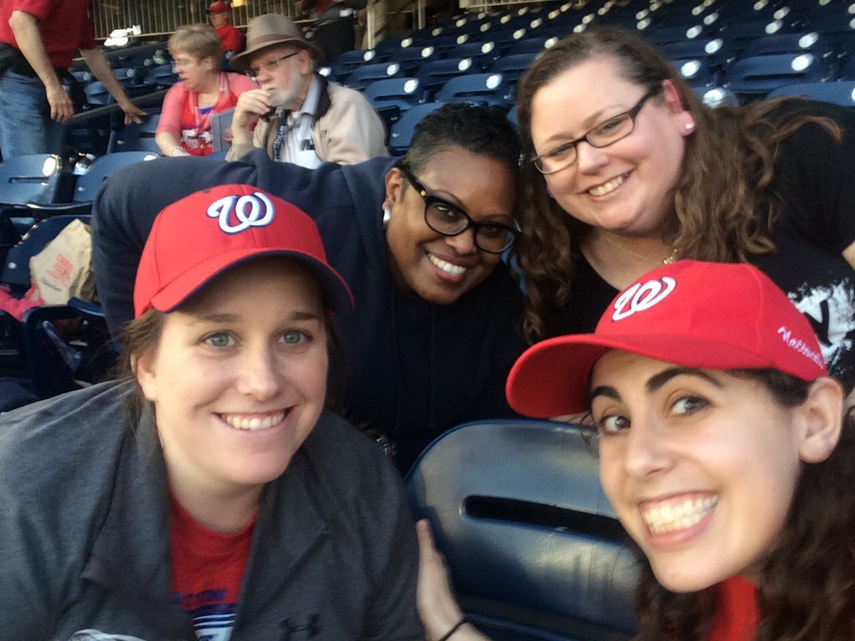 MsWlosz's tweet photo. Ashburton #TQstars enjoying the #Nats game together tonight! Cc: @AES_TQStars @FoxTownStars ⚾️ https://t.co/3nzfC3c2rS