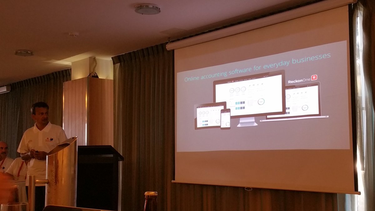 WAReckonAP's tweet photo. Lionel Bernard  presenting Reckon update at the Reckon Accredited Partner conference. @ReckonHQ Exciting times ahead https://t.co/J8KYSl4Jds