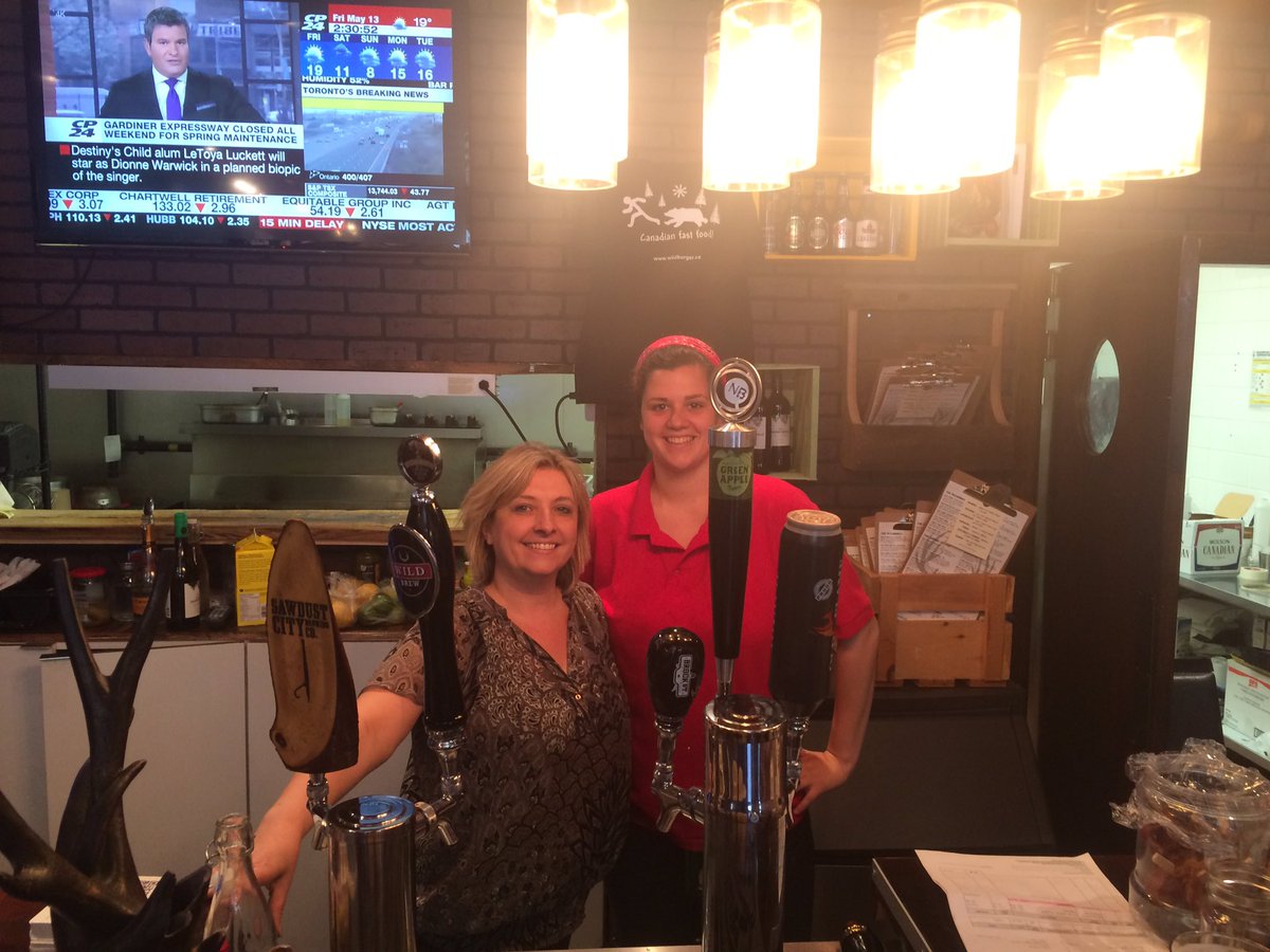 Our friends <a href="/wildburgrr/">wild burger inc</a> are now pouring ice-cold Green Apple Pilsner to pair with their incredible burgers!