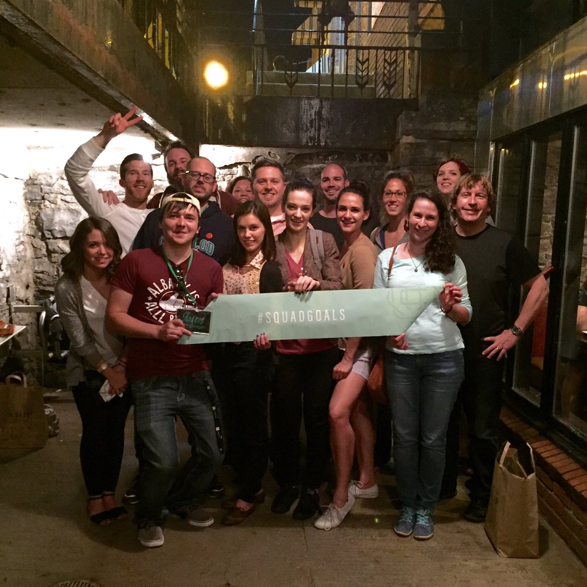 AIGAUPSTNY's tweet image. The #518 has recreated our Empire Brewing #CreateUpstate group picture from 2015 with a few new faces. #squadgoals