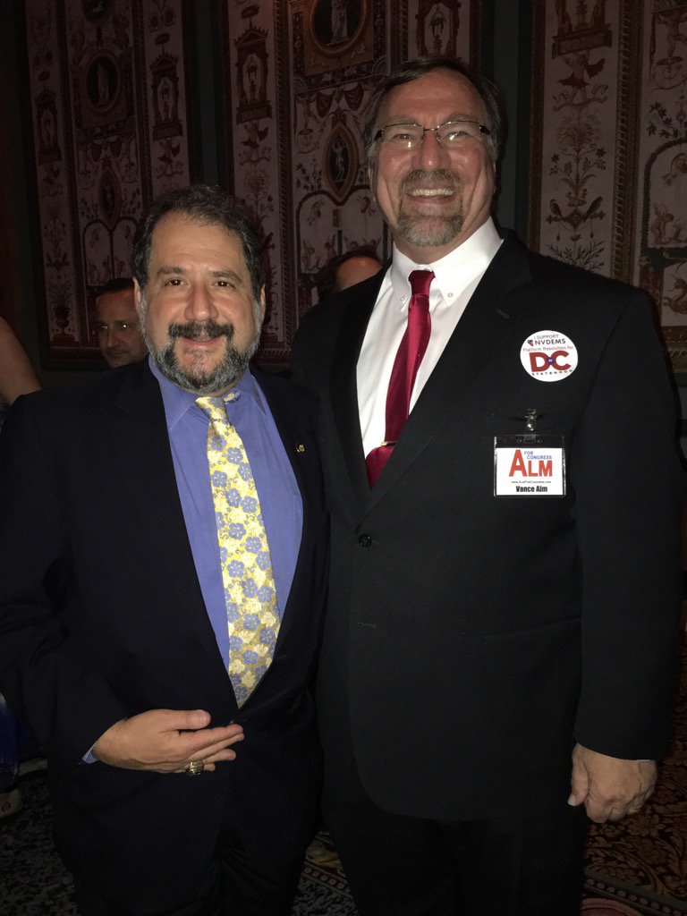 AlmForCongress's tweet photo. Great meeting @SenPaulStrauss at the #nvdems convention.
#RedtoBlue https://t.co/vNnugjQmzl