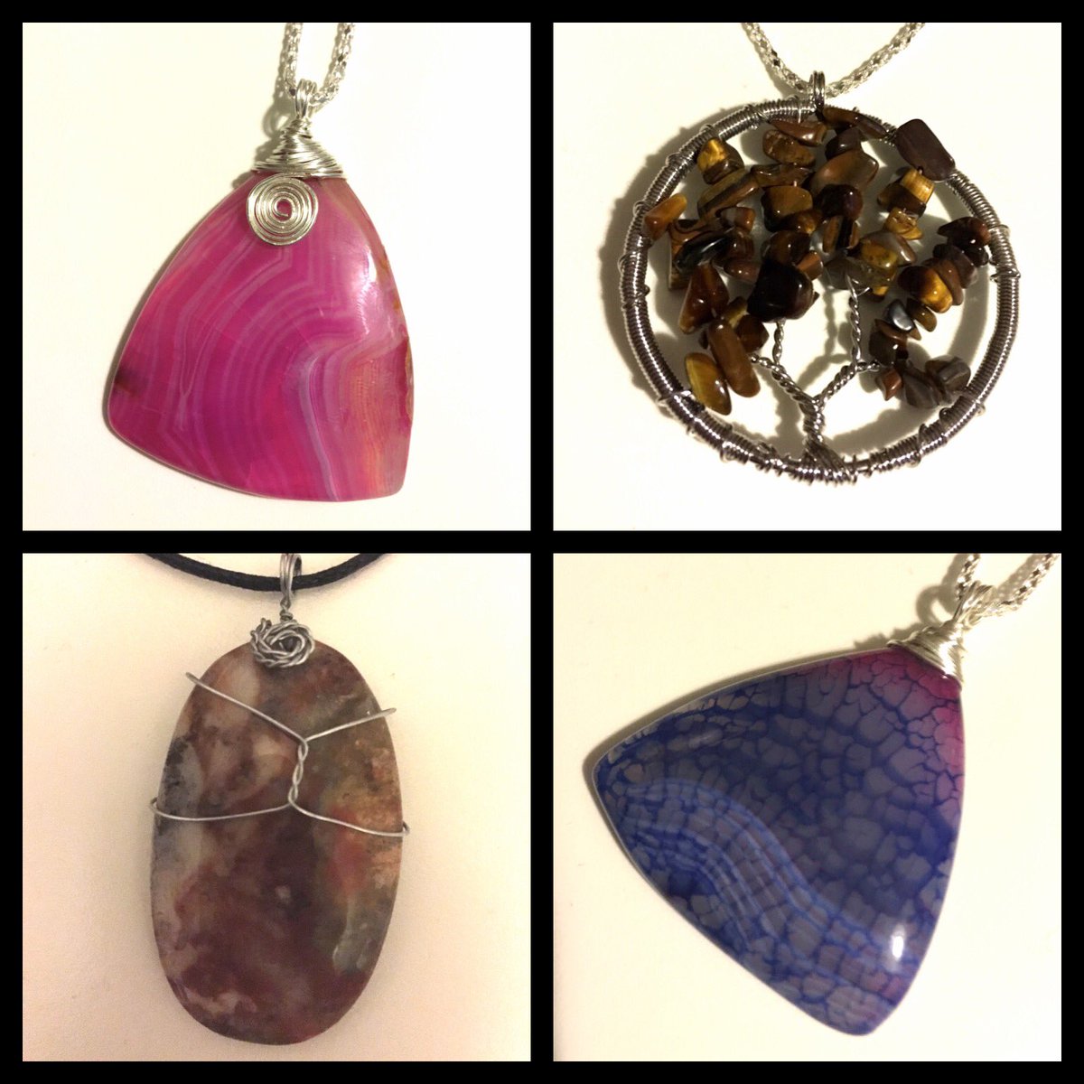 AliciaAndAlison's tweet photo. #handmade #wirewrapped #customjewelry #custom #lovehandmade #shophandmade #etsy #stones #gemstones #style #fashion https://t.co/WgG1LV2k9R