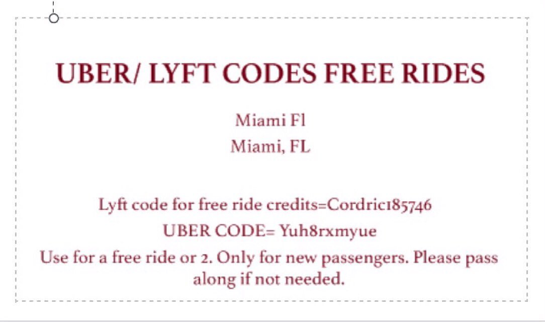 Cordric87's tweet photo. Uber Lyft codes https://t.co/PHjzuYEw56
