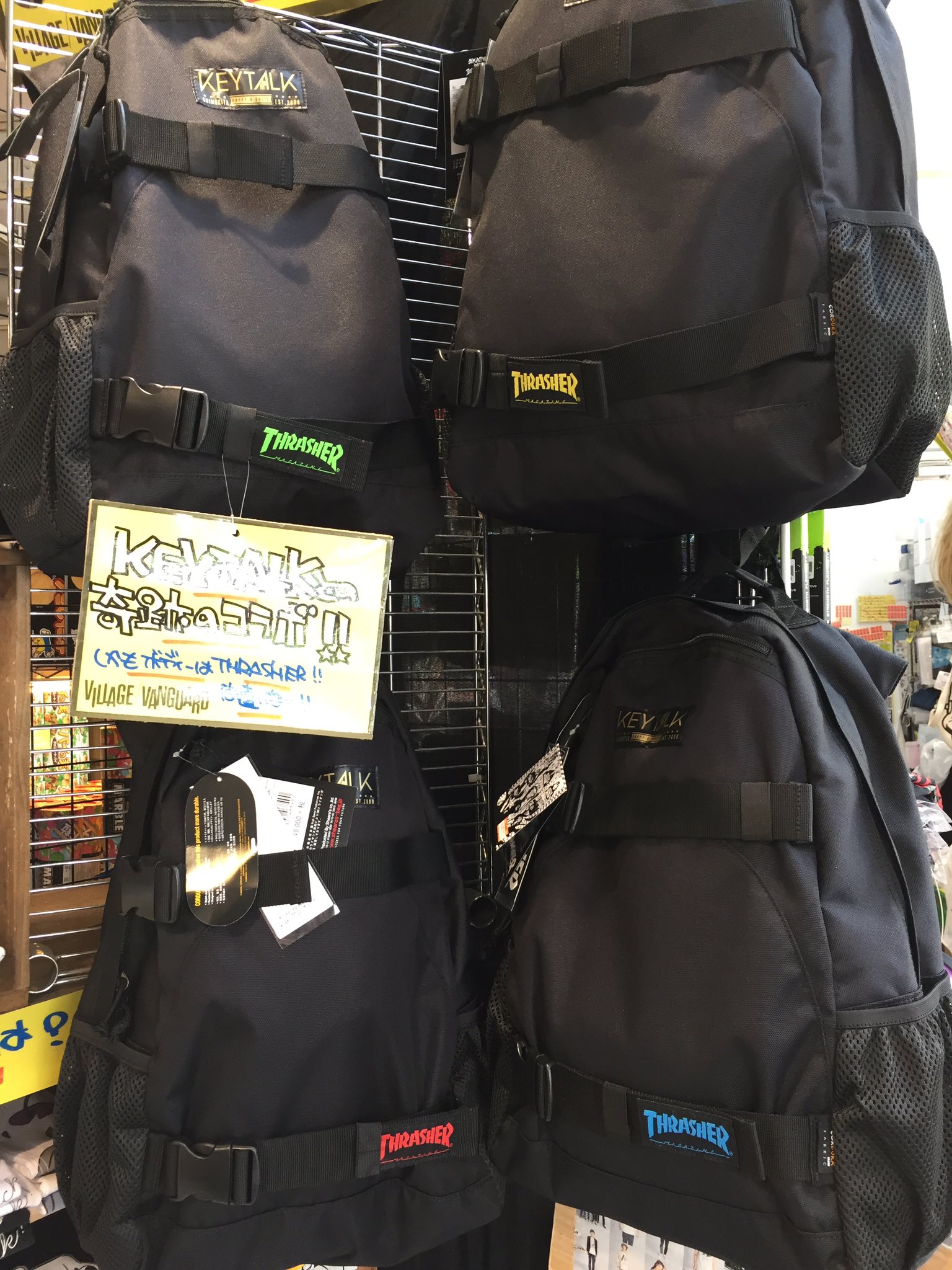 1個（直送品） ファッション KEYTALK THRASHER バックパック