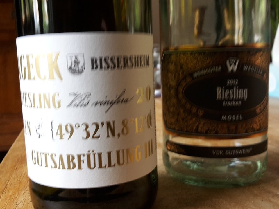 Vorig weekend was het niet zo spannend in onze #Riesling verkenning. Vooral Wageck viel tegen.