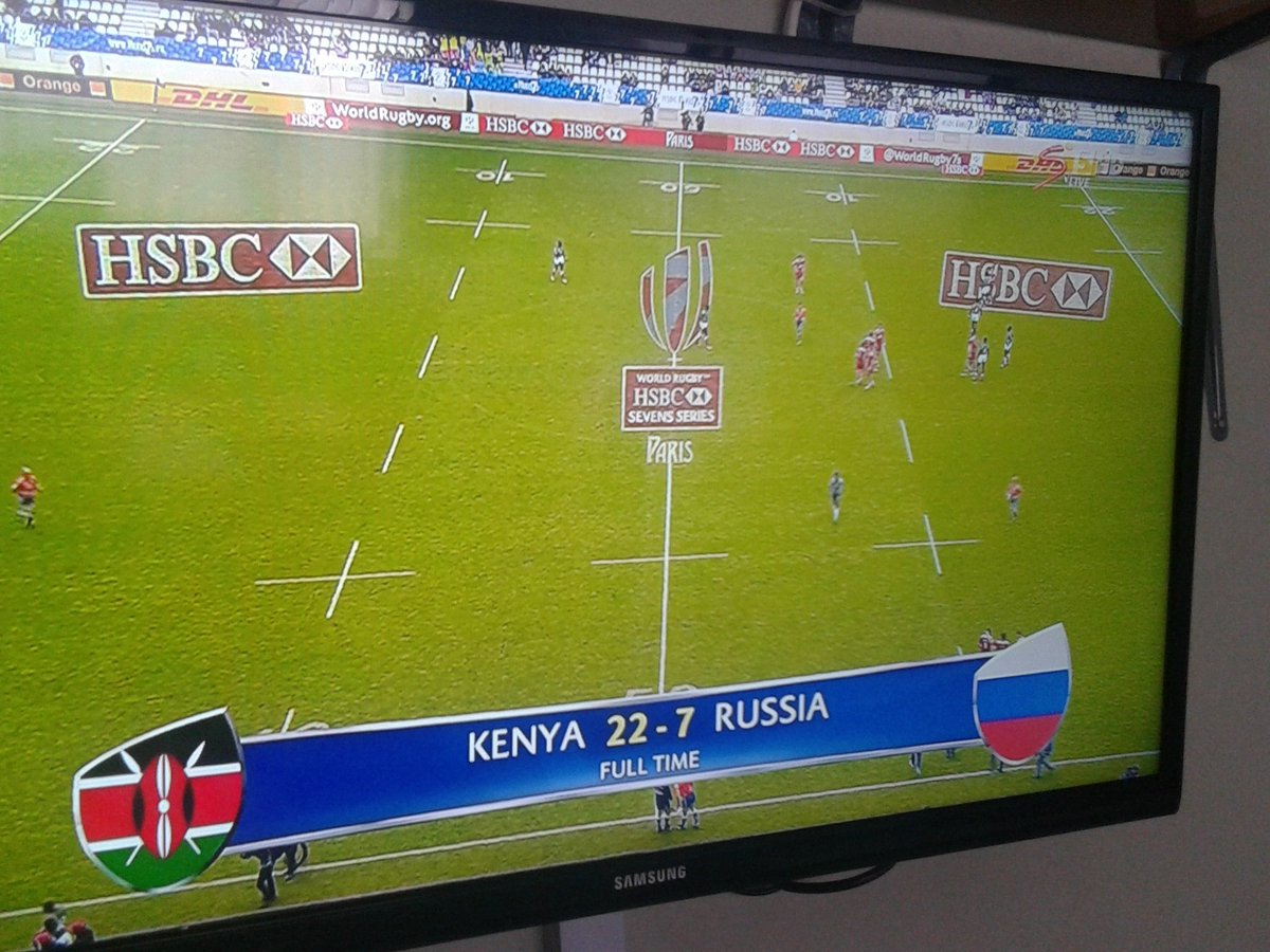 DStv_Kenya's tweet photo. Full time! #Kenya7s beats RUS. Well done Shujaa. #DontMissIt https://t.co/IgliSPC3G3