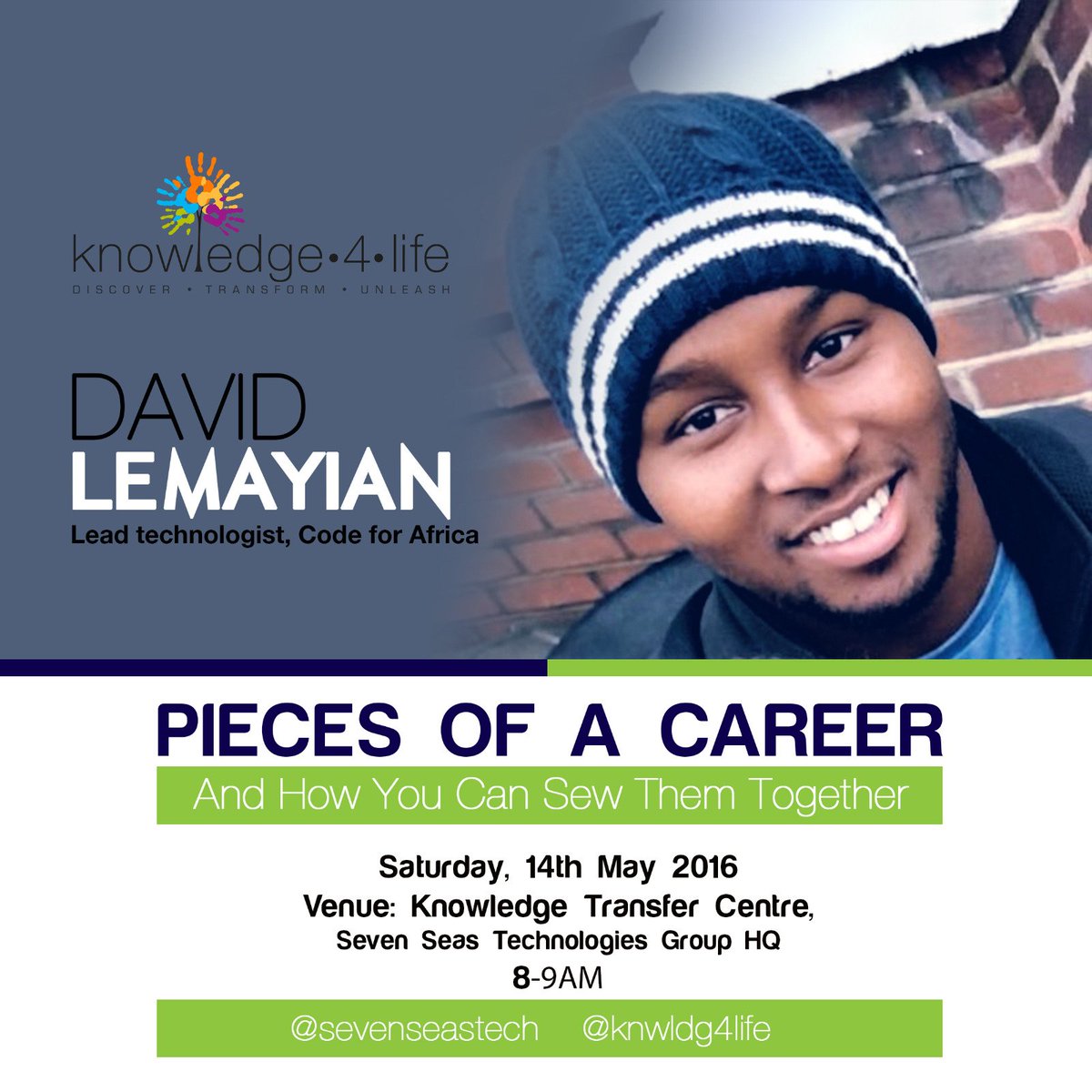 knwldg4life's tweet photo. Technologist @DavidLemayian  will be speaking at #k4LifeSST this morning to rising entrepreneurs. #bridgingthegap https://t.co/w0C5mRUafs