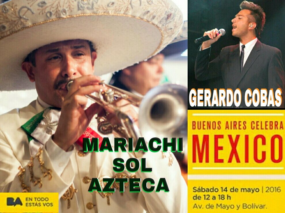 gerardocobasok's tweet photo. Hoy por la tarde en #BACelebra #Mexico Cantando junto al #MariachiSolAzteca Te esperamos!!! #CiudadDeBuenosAires https://t.co/iGsEQtjn3g