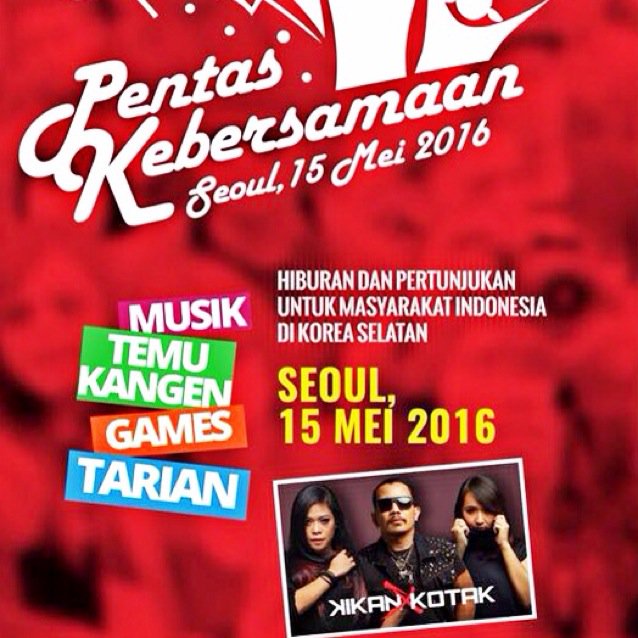 Malam ini Kikan X Kotak akan berangkat ke Seoul Korea Selatan untuk perform besok #longliverocknroll